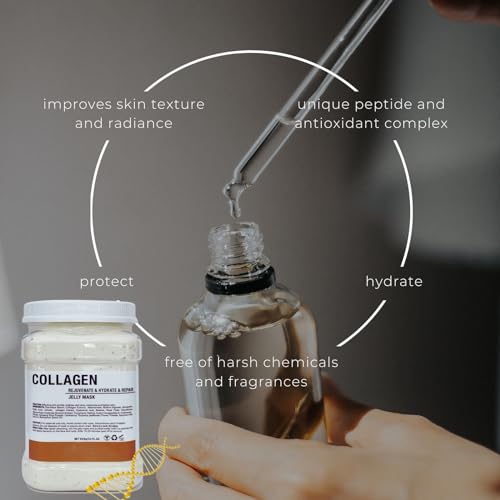 Jelly Masks for Facials Professional ? Collagen Face Mask Jelly Powder ? Jelly Face Mask Peel Off ? Professional Face Mask Powder for Daily Moisturizing Skin Care