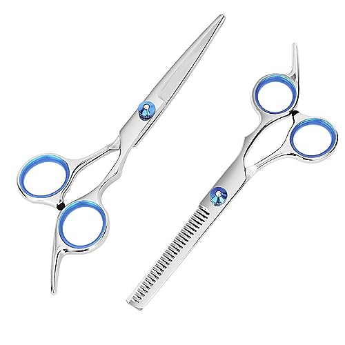 Hachacha 6.5in Hair Cutting & Thinning Scissors Set