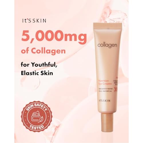It'S SKIN Collagen Nutrition Eye Cream + 0.84 fl.oz Reduces Dark Circles & Puffiness, Targets Fine Lines With Collagen and Amino Acids, Face Lift, Nourishes and Firms Eye Area, Korean Skincare
