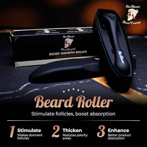 Beard Derma Roller Microneedle for Men – Thicker Fuller Looking Facial Hair