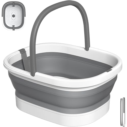 Nekteck Collapsible Foot Soaking Tub with Acupressure Nodes