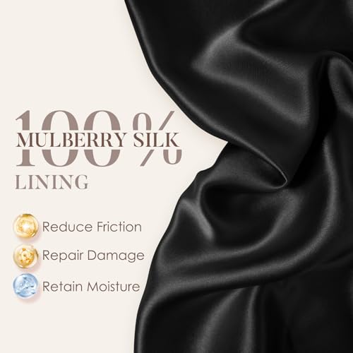 Mulberry Silk Sleep Bonnet for Hair Protection - Adjustable