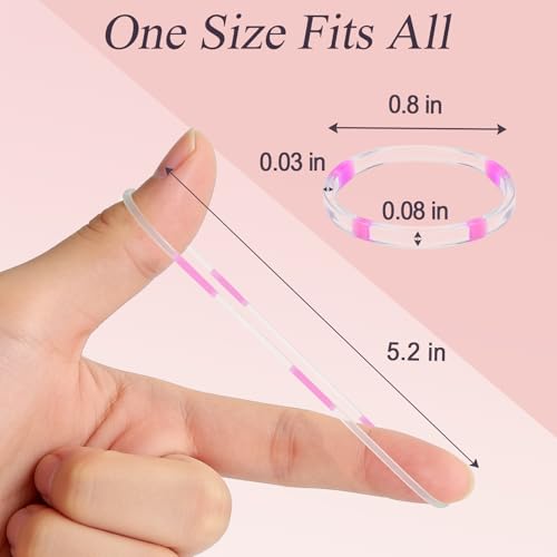 1000pcs Mini Clear Hair Rubber Bands - Soft, Durable Hair Ties for Kids