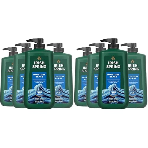 Irish Spring Moisture Blast Body Wash,30 Oz Pump,(Pack of 8)