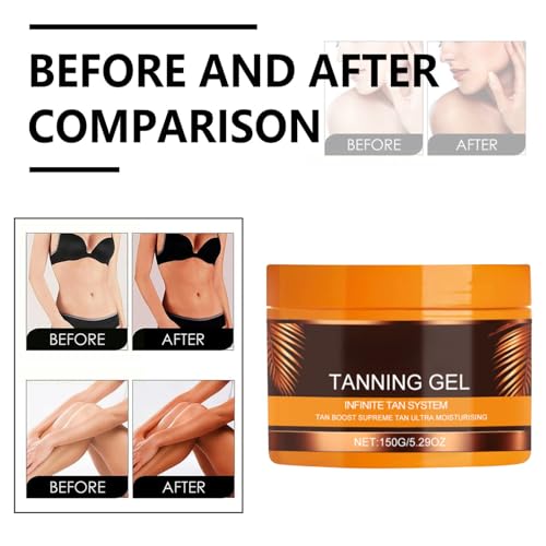 Intensive Tanning Gel, Tanning Cream, Haute BeautyTanning Gel,Tanning Gel,Tanning Gel,For Sunbeds Outdoor Sun (1PCS)