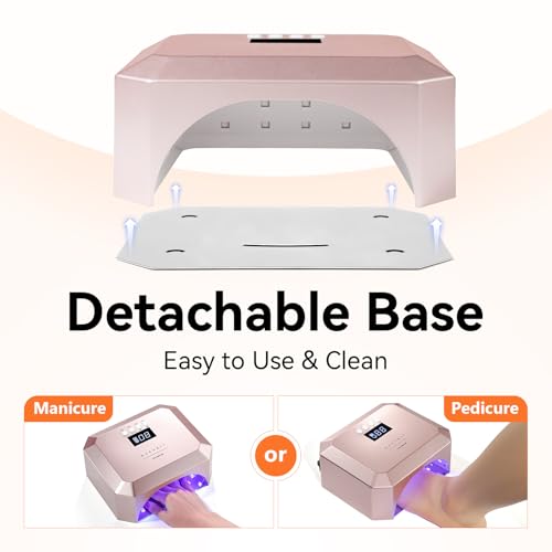 Makartt Aurora 30W UV LED Nail Lamp – Rechargeable, 39 LEDs, 4 Timers
