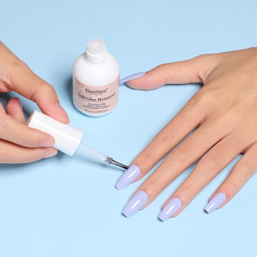 Beetles Non-Acetone Press-On Nail Glue Remover Kit with Cuticle Tool - 20ml