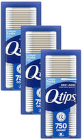 Q-tips Cotton Swabs - 100% Cotton, 750 Count (Pack of 3)