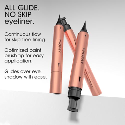 PHOFAY Double Head Eyeliner Pen – Smudge-Proof, Long-Lasting