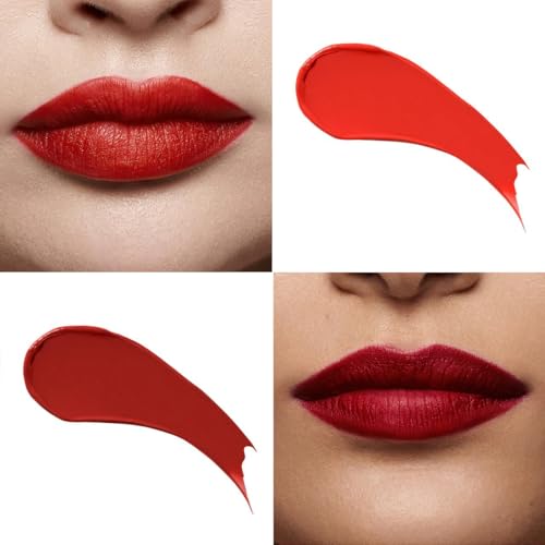 PHOFAY Lip Gloss - Bold Red Shimmer, Moisturizing Vegan