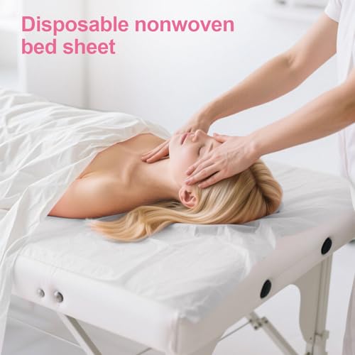 200 Piece Disposable Massage Table Sheets 31" x 71" White