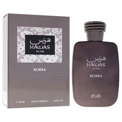RASASI Hawas Kobra Eau de Parfum for Men, 3.38 oz
