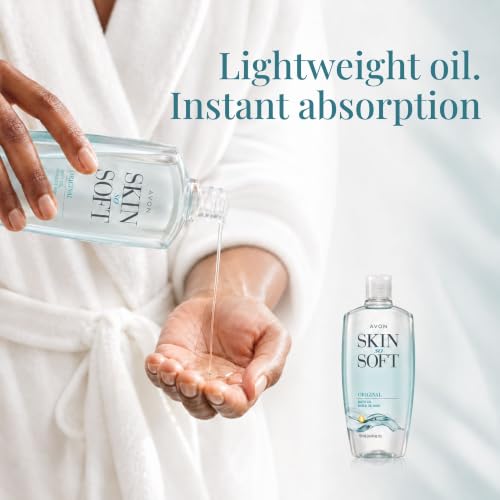 Moisturizing Body Oil with Jojoba - 24.6 oz Bath Oil for Dry Skin