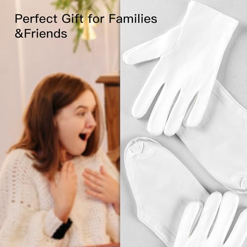 BESSLEE Cotton Moisturizing Gloves and Socks Set - Overnight Hand & Foot Spa