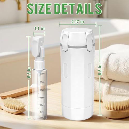 4-Pack 30ML Travel Bottles, Refillable Leak-Proof Dispensers