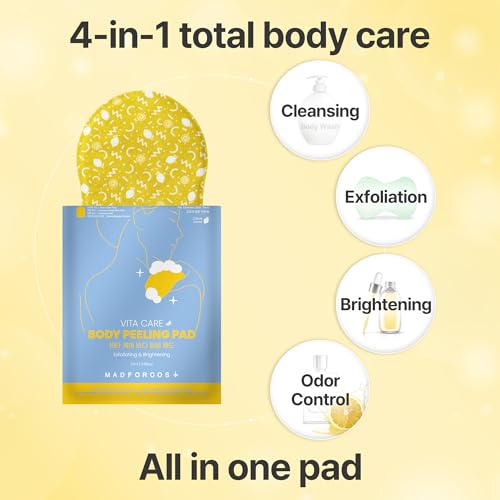 Vita Care Dual-Sided Exfoliating Shower Pad for Dull & Uneven Skin - 1 Count - Vita Care