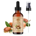 Natural Born Oils Moroccan Argan Oil. 2oz. 100% Pure and Natural, Cold-pressed, Organic. Natural Moisturizer for Your Skin and Hair