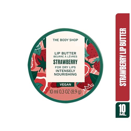 The Body Shop Strawberry Lip Butter Balm, 0.3 oz