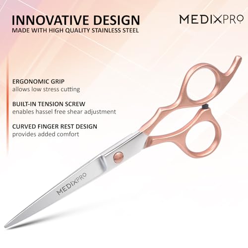 Professional Hair Cutting Scissors 6.5" Stainless Steel Barber Shears