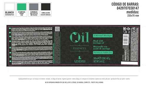 Lendan - Hydrating Hair Mask - Ethernal Moringa Mask - 500 ml - For Dry or Damaged Hair - With Moringa Oil - Helps Hydrate and Nourish for a Healthier Look - Helps Strengthen Hair