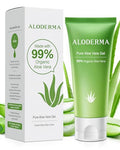Aloderma Pure Aloe Vera Gel 4oz - Organic, Hydrating Skincare