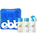 Ebb Ocean Club Mini Travel Hair Set - Shampoo, Conditioner & Detangler