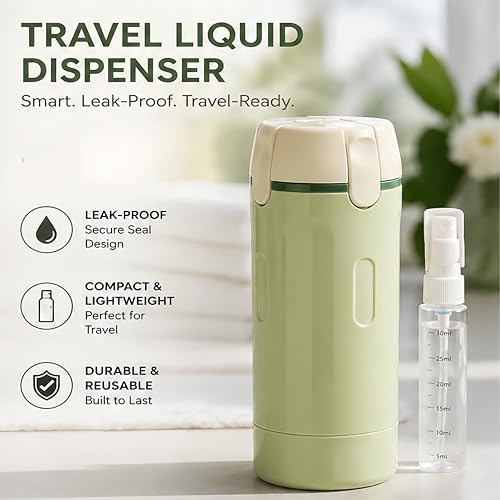 Skylix 4 in 1 Travel Dispenser Bottle - Leak Proof
