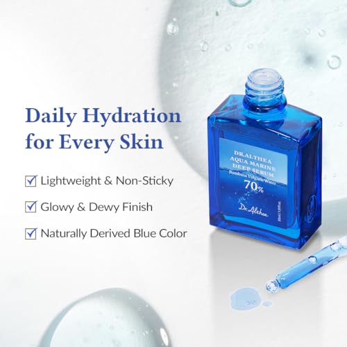 Dr.Althea Aqua Marine Deep Serum | Instant Hydration & Soothing Facial Serum for All Skin Types | Korean Vegan Skincare (Pack of 2)