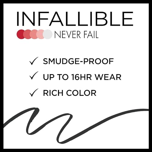 L'Oreal Paris Infallible Mechanical Pencil Eyeliner with Sharpener, Black