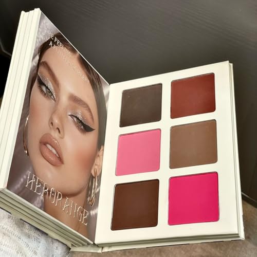 78-Color Makeup Palette Book with Mirror - All-in-One Kit