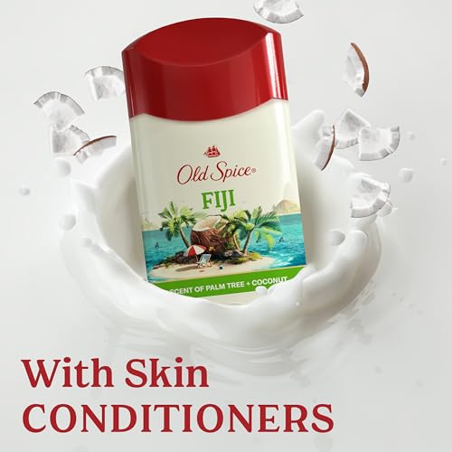 Old Spice Dry Feel Antiperspirant Deodorant for Men, Fiji Scent, 2.6 oz (Pack of 3)