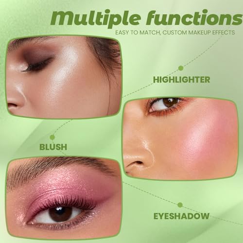 2-In-1 Blush & Highlighter Palette with Mirror