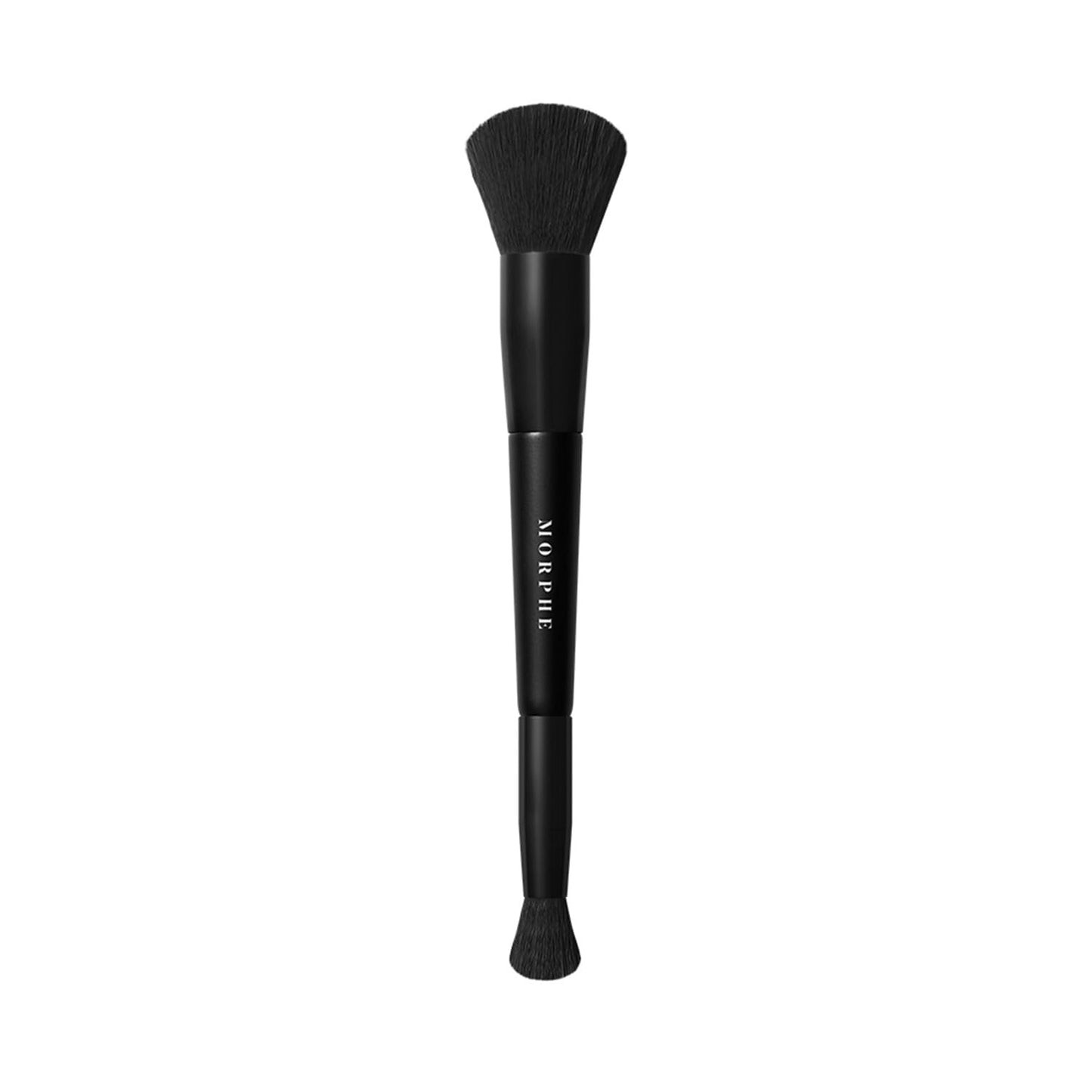 Morphe M101 Lightform Dual-Ended Complexion Brush - 2-in-1 Concealer & Foundation Brush - Smaller Side Blends Hard-to-Reach Areas - Made with Cutting-Edge Synthetic Bristles (1 Count)