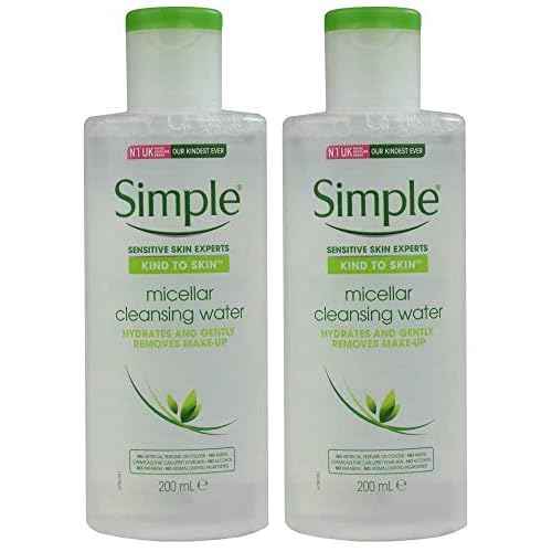 Simple Micellar Cleansing Water, 6.7 Ounce (2 Pack)