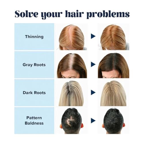 Hair Thickener Fibers with Brush - Dark Brown