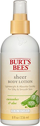 Burt's Bees Sheer Body Lotion - Cucumber and Aloe - 8 oz