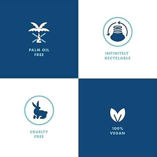 Hand in Hand Bar Soap, Nourishing Cleanser For All Skin Types, Organic Shea and Cocoa Butters, 5 Ounce, Vanilla & Oat Milk, Almond Creme Scent, 4 Pack