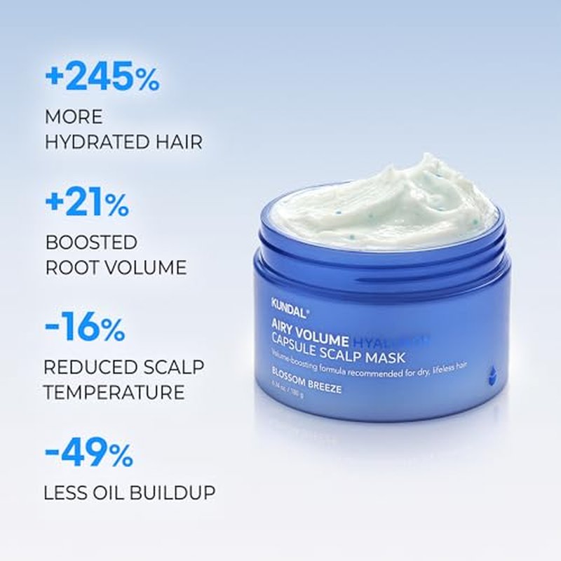 KUNDAL Hyaluronic Acid Hair Mask - Volume & Hydration for Fine Hair
