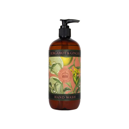 The English Soap Company Kew Gardens Luxury Hand and Body Wash, Refreshing Botanical Wash with a Rich Lather, Enriched with Soothing Aloe Vera and Vitamin E, Fig and Grape Scent 500ml