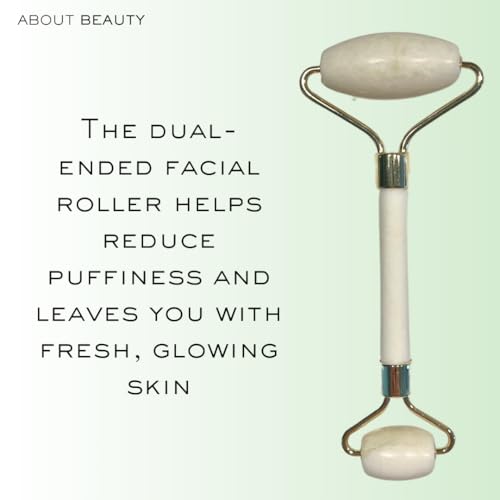 DIY Facial Kit - 3 Salon Quality Beauty Tools, Includes Green Tea Konjac Sponge, Facial Extractor and Facial Roller, Exfoliate, Stimulate & Extract Your Skin at Home