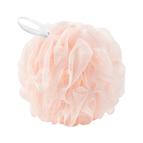 EcoTools Delicate EcoPouf Bath Sponge, Made With Recycled Materials, Exfoliating Bath Pouf, Loofah for Shower & Bath, In Assorted Colors, Green, White, Pink, and Gray, Perfect for Men & Women, 6 Count