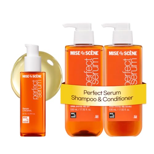 Mise En Scene Original Hair Serum with Shampoo & Conditioner