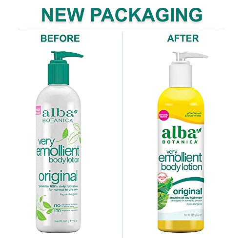 Alba Botanica Very Emollient Body Lotion, Original, 12 Oz