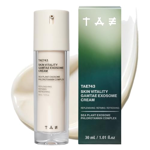 Skin Vitality Gamtae Exosome Cream ? Sea Plant Exosome & Phlorotannin Complex ? Hydrating, Soothing, Balance & Radiance ? Korean Face Cream & Moisturizer 1.01 fl oz