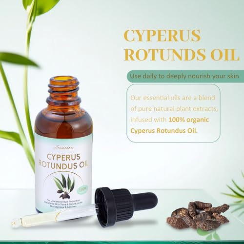 Cyperus Rotundus Hair Removal Oil - Natural Hair Growth Reducer & Skin Moisturizer