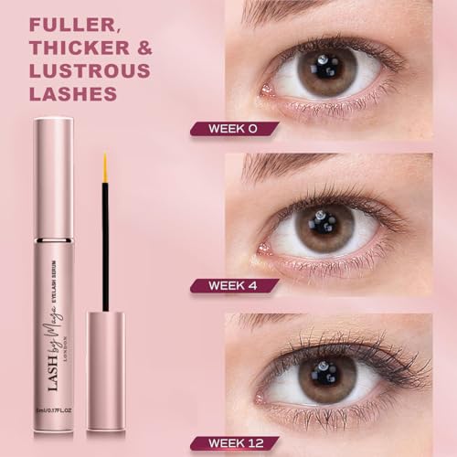Lash Growth Serum - Thicker Fuller Lashes, Cruelty-Free, 5ml