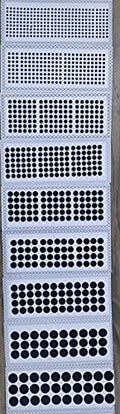 Premium Black Velvet Bindis Tattoo Stickers - 900+ Pack