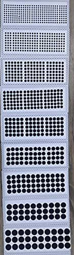 Premium Black Velvet Bindis Tattoo Stickers - 900+ Pack
