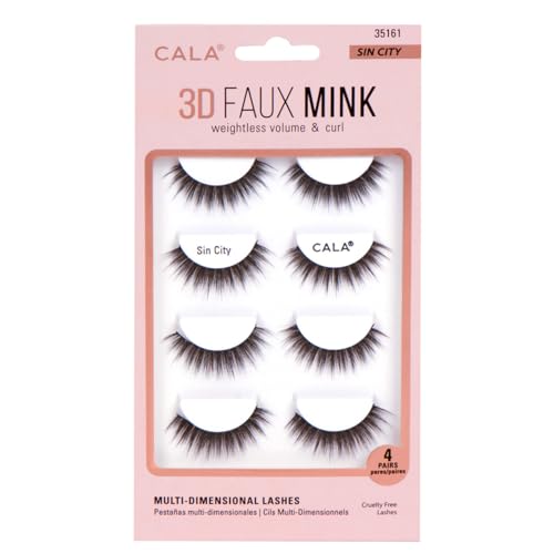 3D FAUX MINK LASHES: SIN CITY (4 PACK)