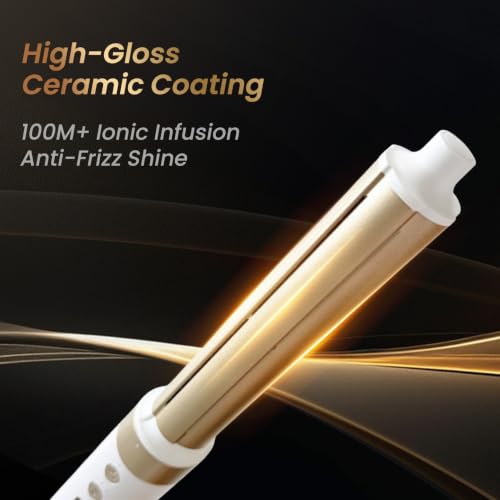 GLAMUP 6-in-1 Air Curler with 110K RPM Motor & Negative Ions
